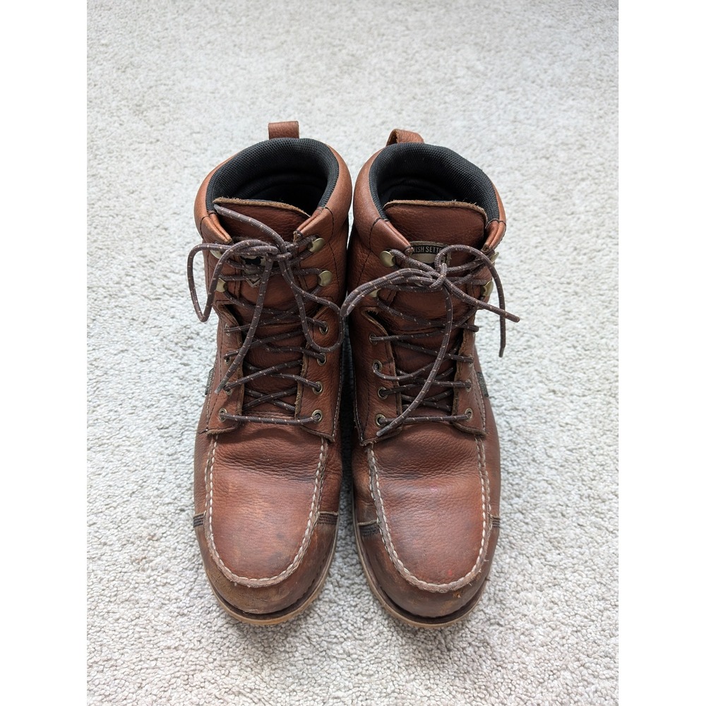 Irish Setter 83620 Ashby Work Boots Mens 13 Leather Brown Steel Toe Waterproof - Picture 2 of 9